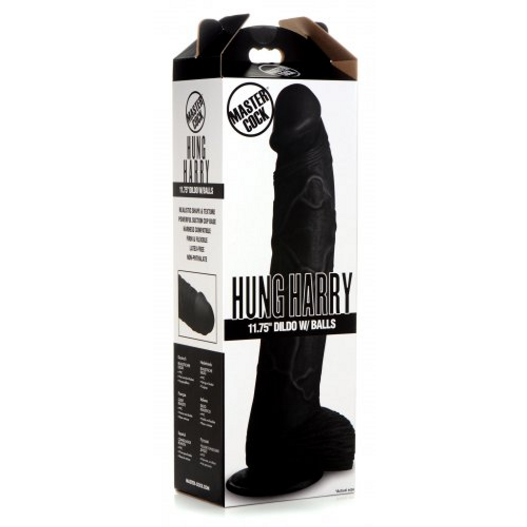 Hung Harry - Godemichet avec testicules - 12 / 30 cm