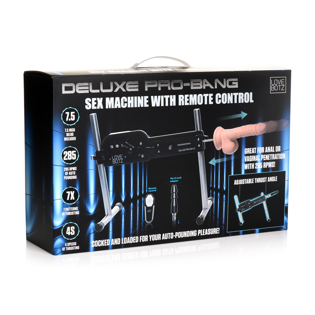 Deluxe Pro-Bang - Machine sexuelle télécommandée