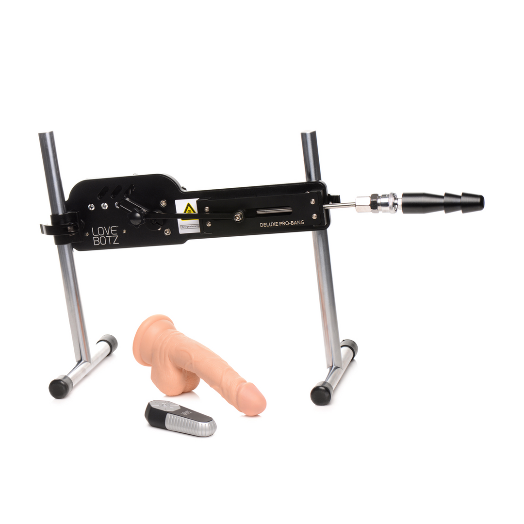 Sex machine Pro Bang 7 funzioni – con telecomando, nera | XR Brands