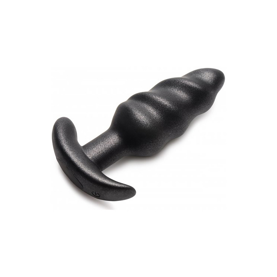 Plug anal Swirl 5 funciones – recargable, con mando a distancia | XR Brands