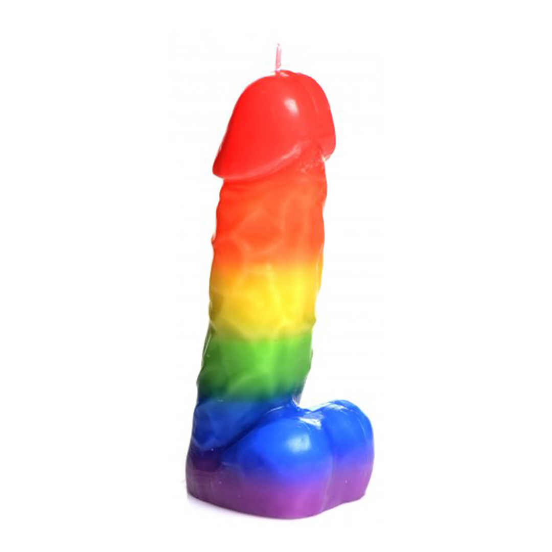 Producto de masaje Pride Pecker Drip Candle | XR Brands