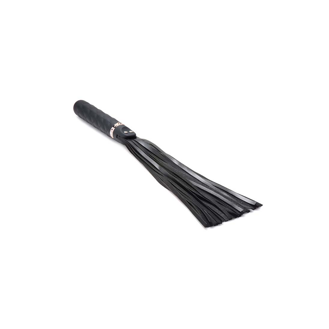 Dildo Vibra Lasher Flogger 6 Funktionen – schwarz | XR Brands