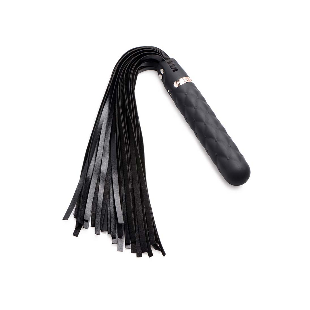 Dildo Vibra Lasher Flogger 6 Funktionen – schwarz | XR Brands