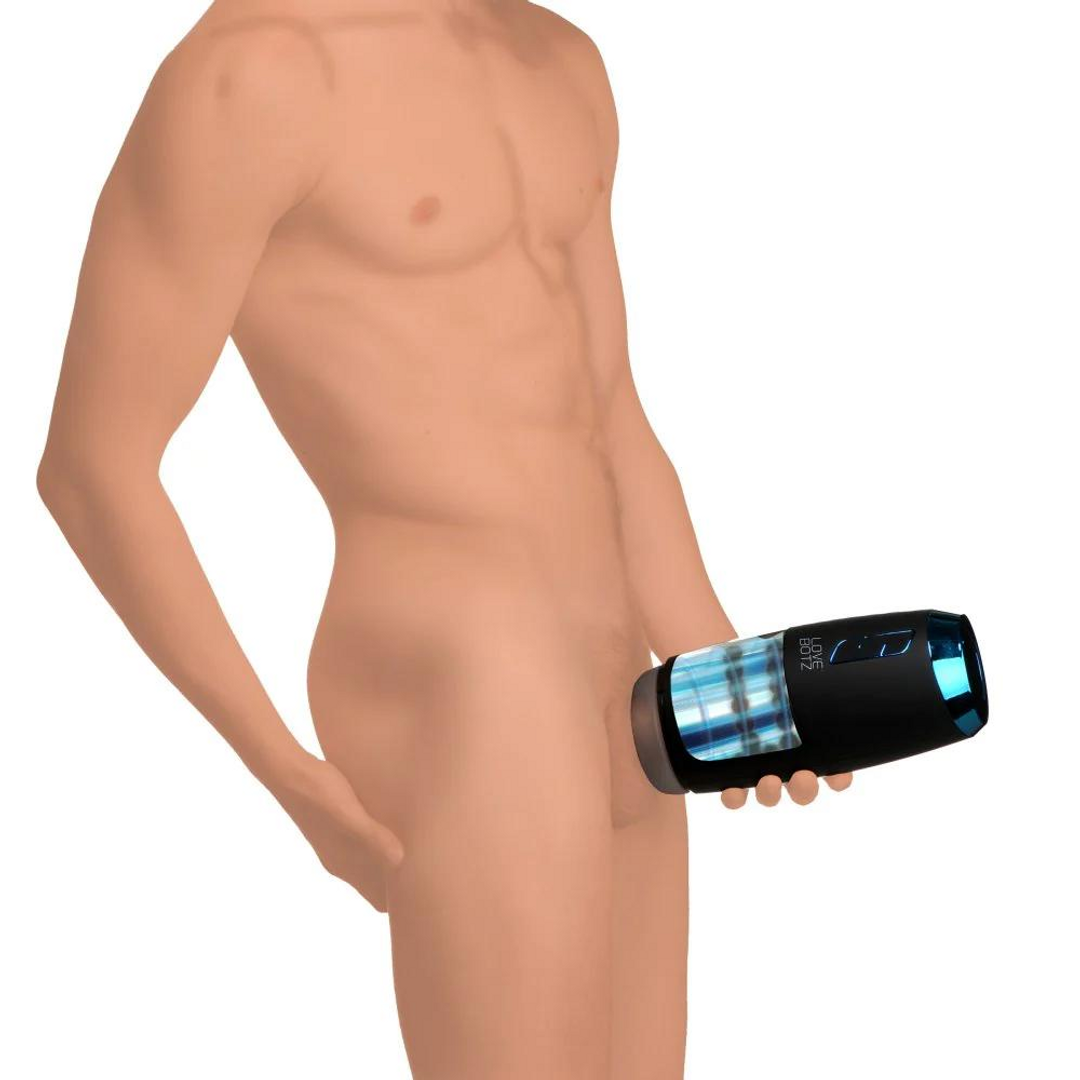 Masturbator Milker Slider Stroking 6 functions – black | XR Brands