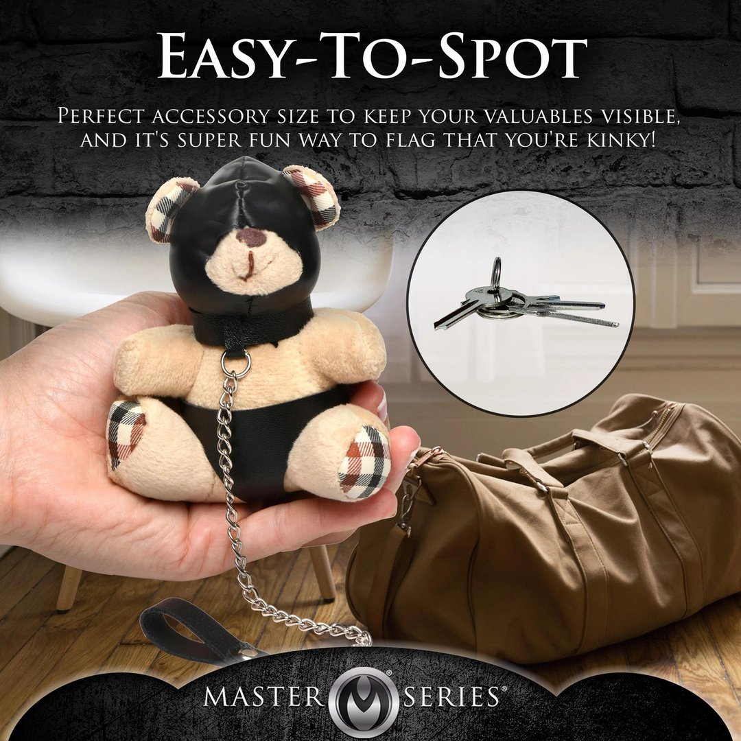 Bodysuit Hooded Bear Keychain – tan | XR Brands