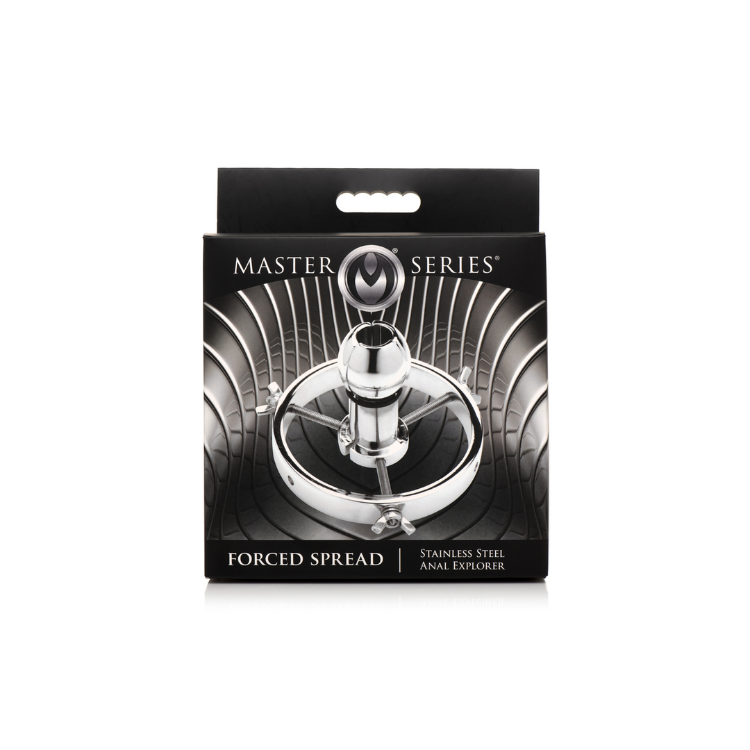 Plug anale Forced Spread Explorer 12 cm – argento | XR Brands