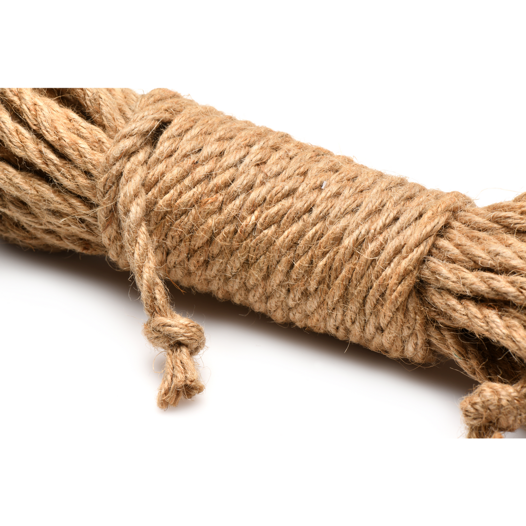Bondage restraint Tied Jute ft 7 6 mtr – tan | XR Brands