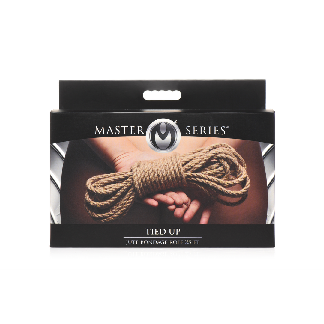 Bondage restraint Tied Jute ft 7 6 mtr – tan | XR Brands