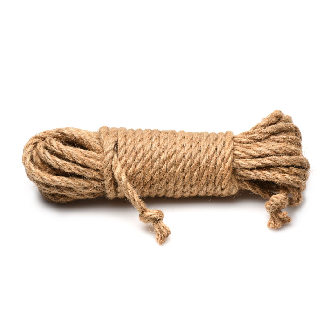 Bondage restraint Tied Jute ft 7 6 mtr – tan | XR Brands