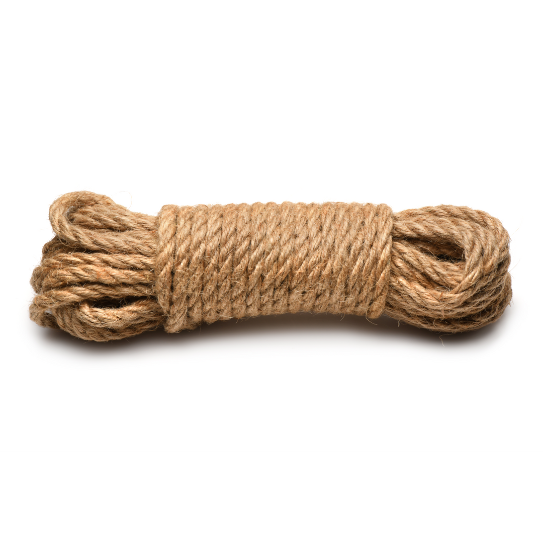 Bondage restraint Tied Jute ft 7 6 mtr – tan | XR Brands