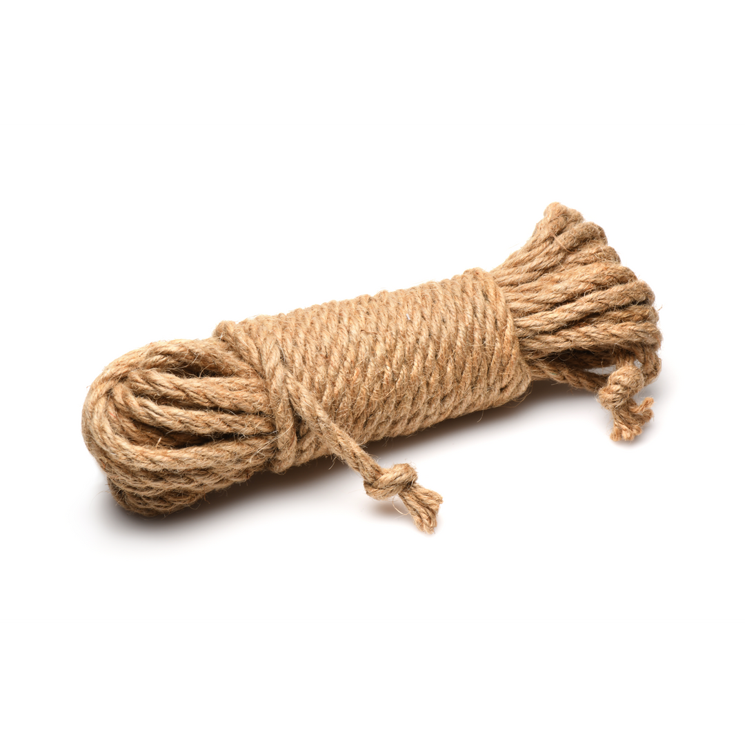 Bondage restraint Tied Jute ft 7 6 mtr – tan | XR Brands