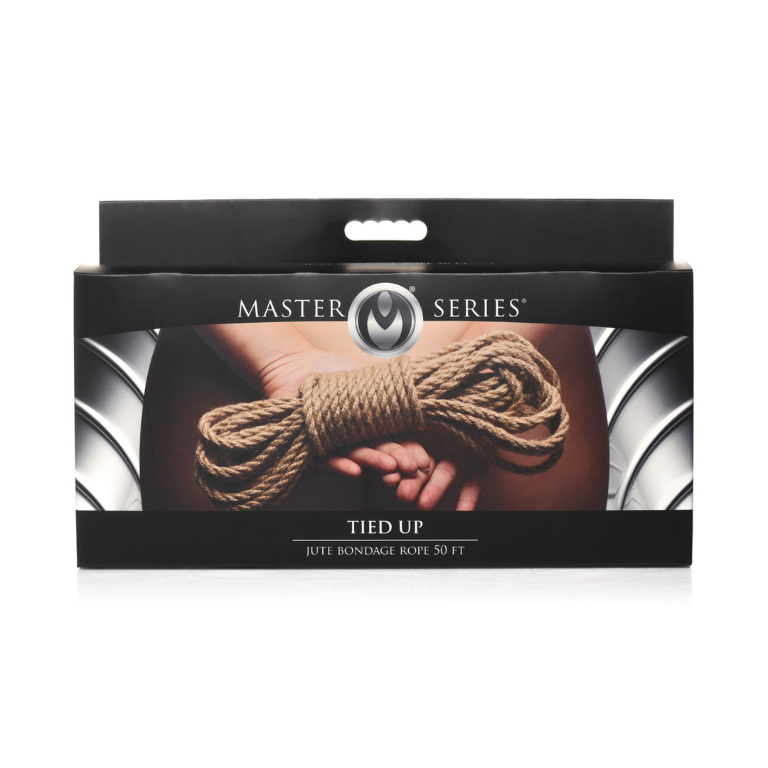 Bondage restraint Tied Jute ft 15 2 mtr – tan | XR Brands
