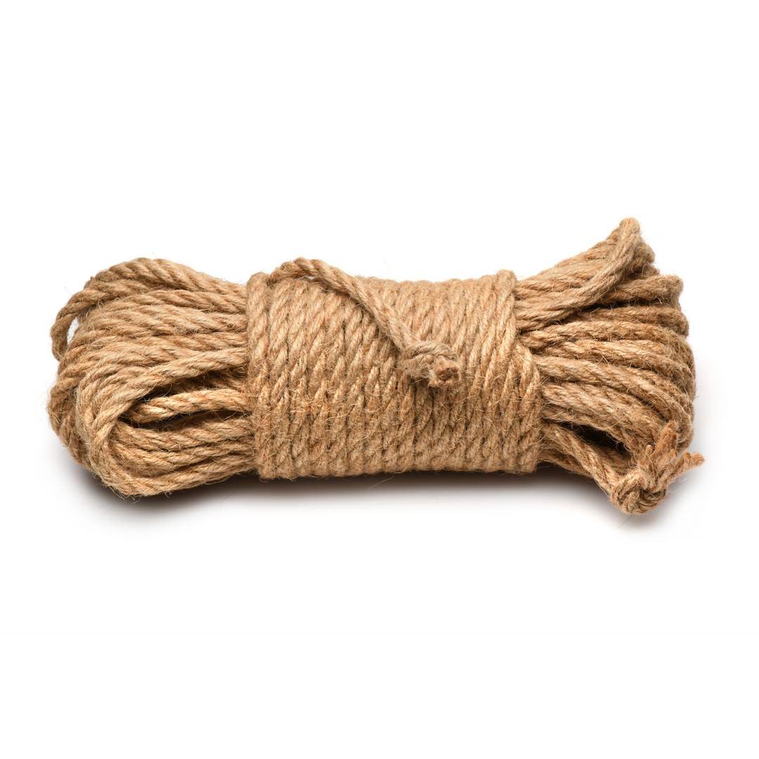 Bondage restraint Tied Jute ft 15 2 mtr – tan | XR Brands