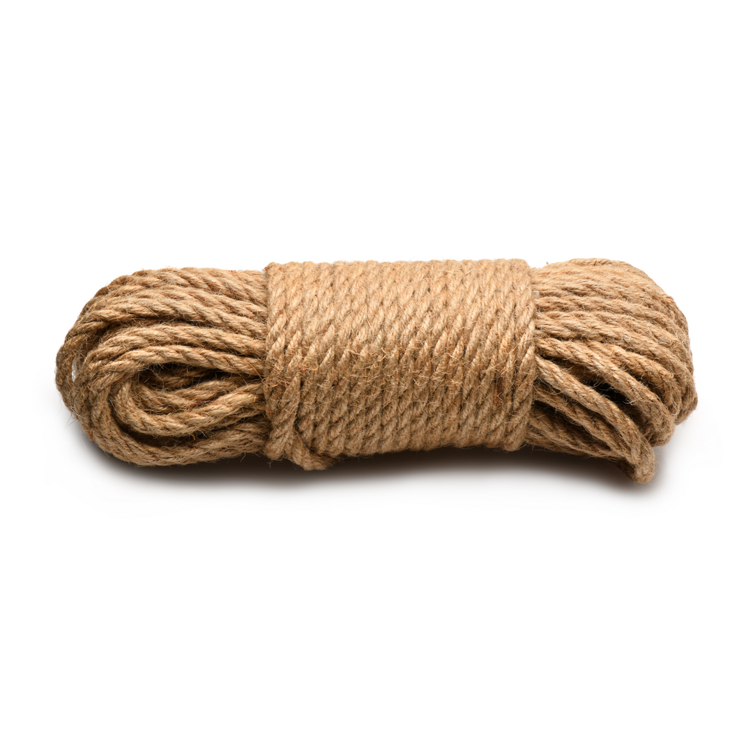 Bondage restraint Tied Jute ft 15 2 mtr – tan | XR Brands
