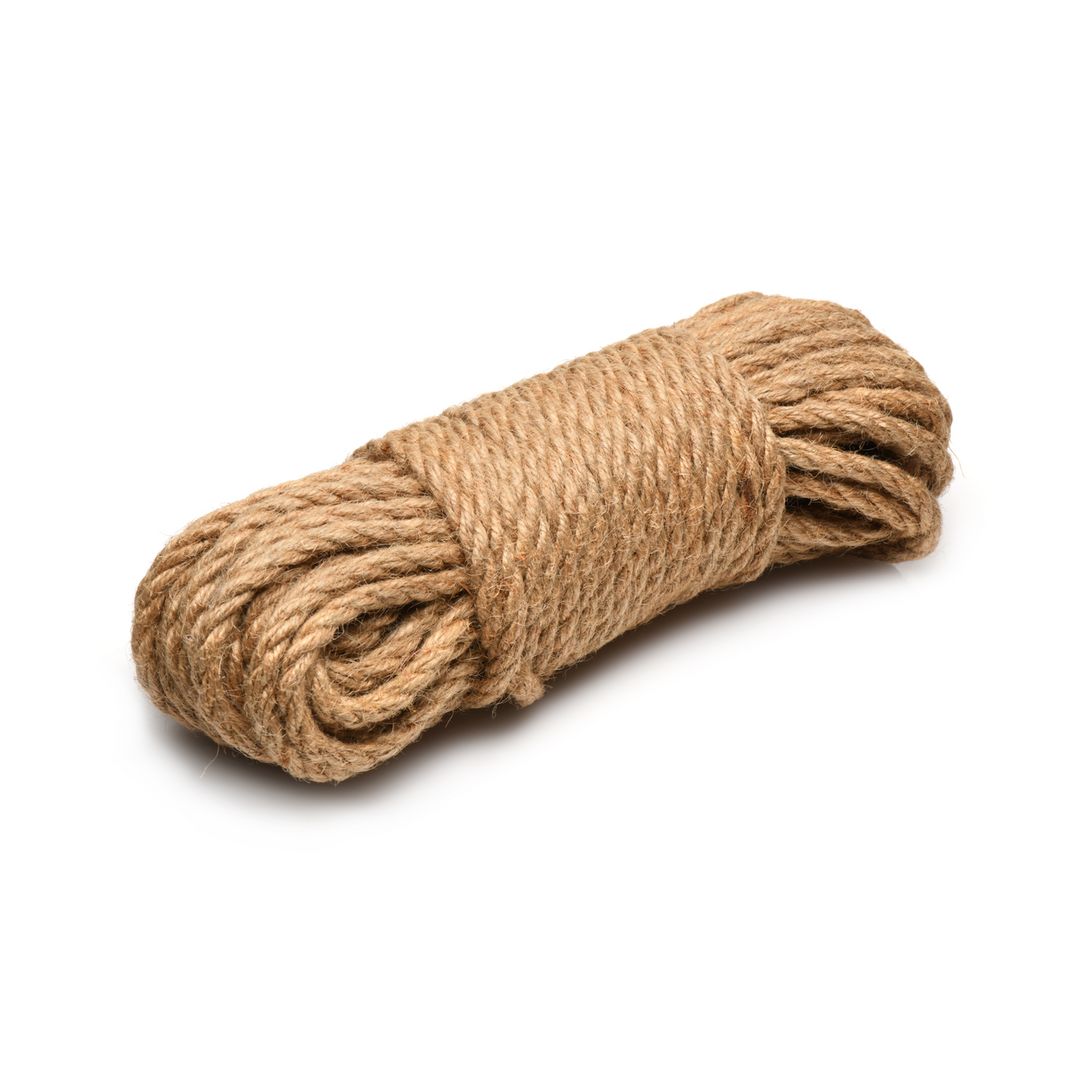 Bondage restraint Tied Jute ft 15 2 mtr – tan | XR Brands