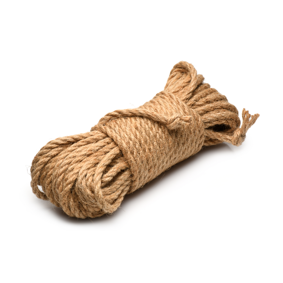 Bondage restraint Tied Jute ft 15 2 mtr – tan | XR Brands