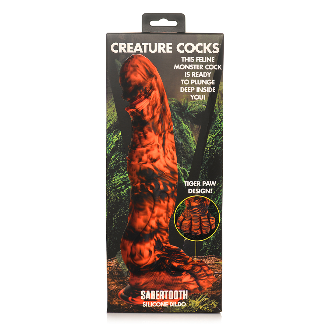 Dildo Sabretooth 28.7 cm – orange | XR Brands