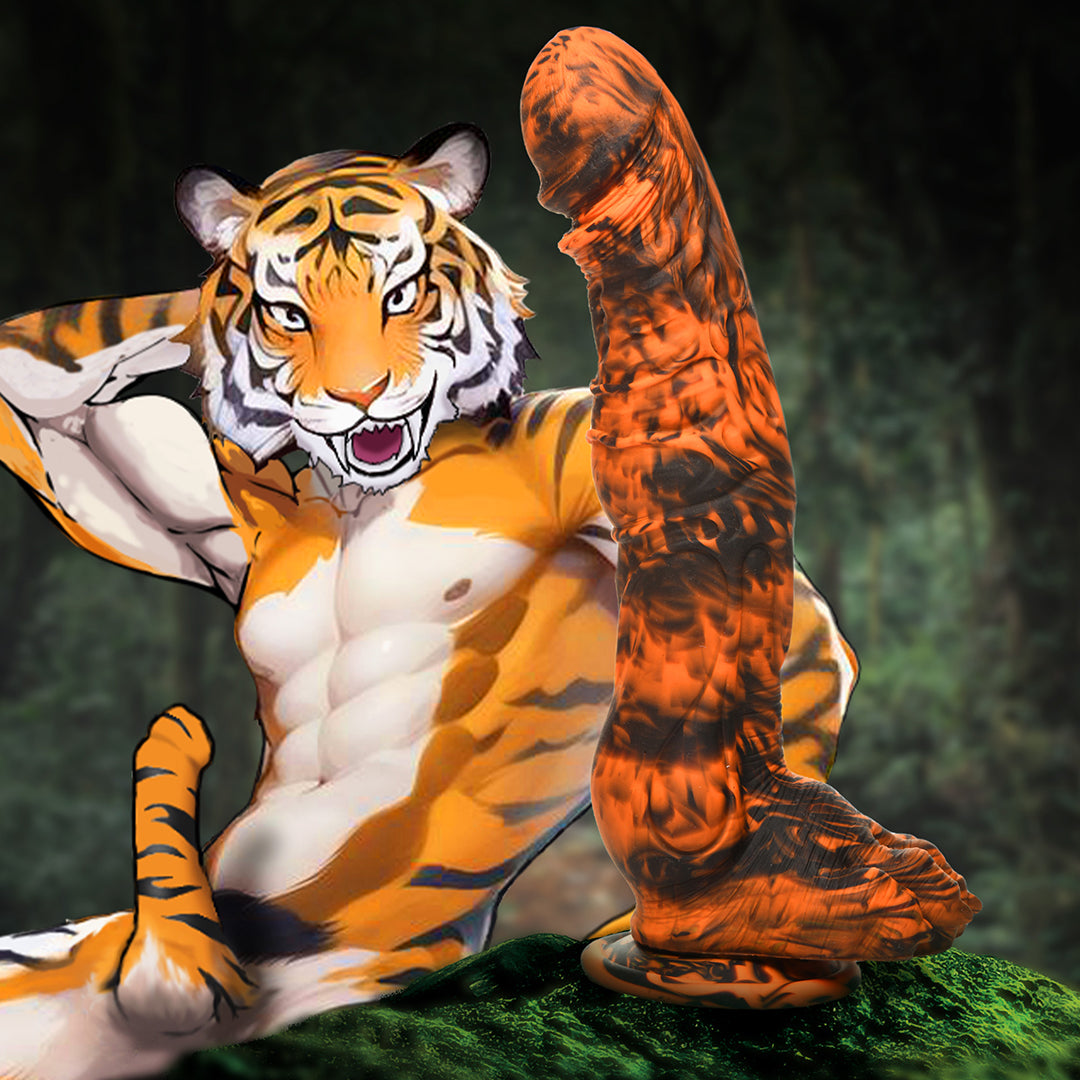 Dildo Sabretooth 28.7 cm – orange | XR Brands