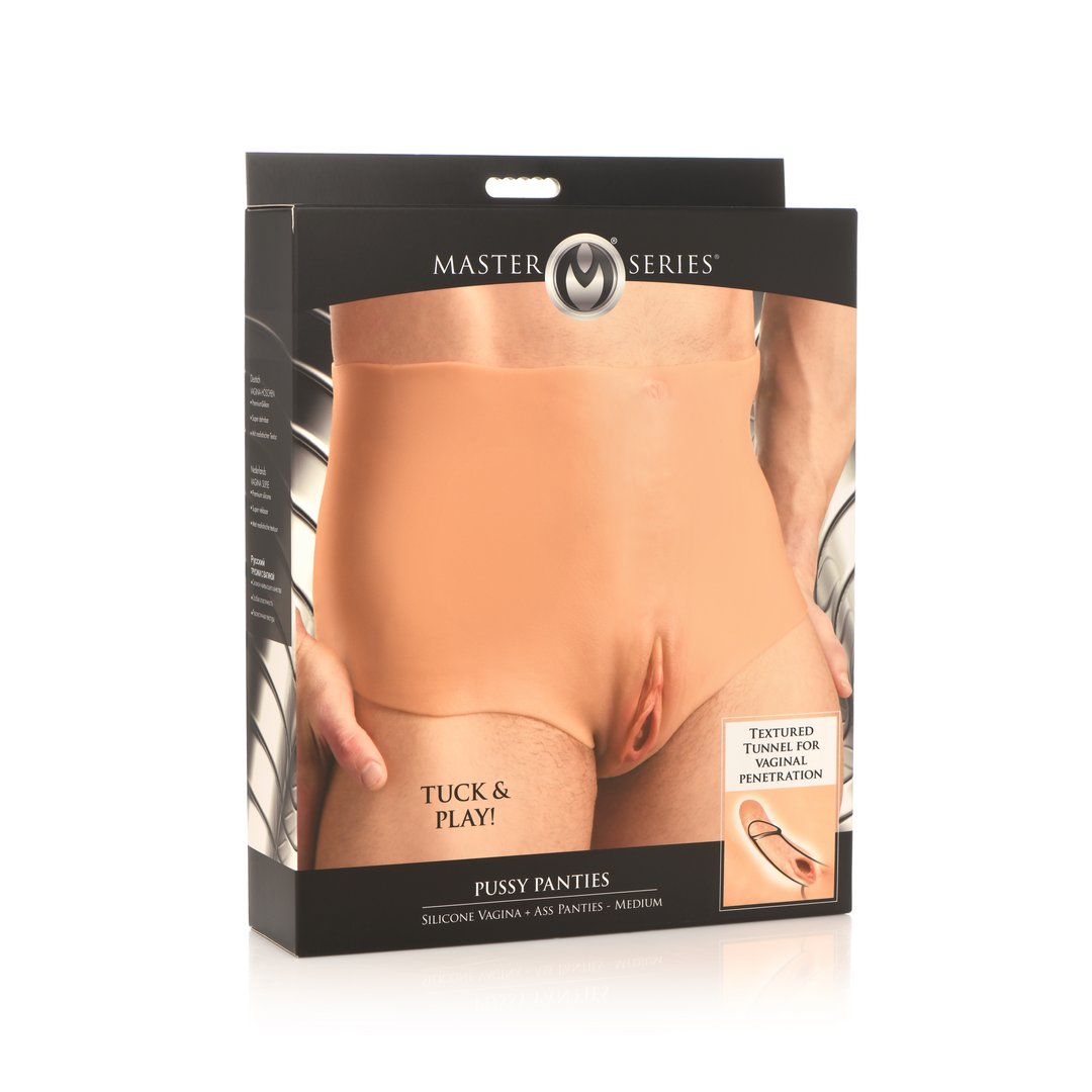 Culotte Pussy - Culotte en silicone vagin et fesses - M
