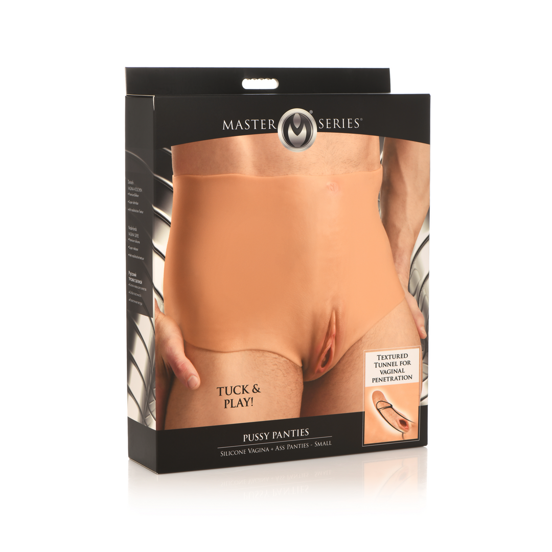 Culotte chatte - Culotte vagin et cul en silicone - S
