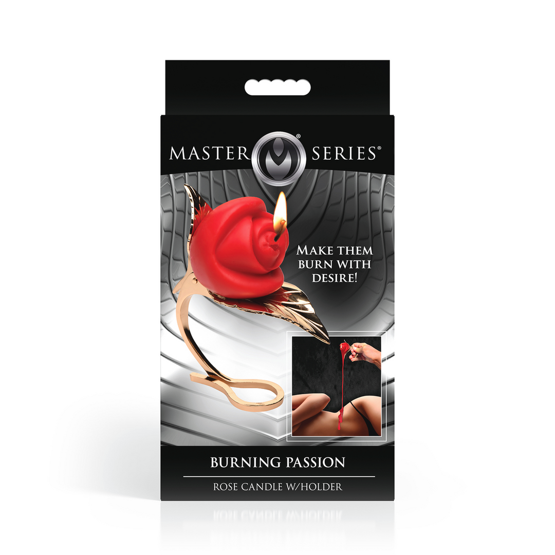 Producto de masaje Burning Candle with Holder | XR Brands