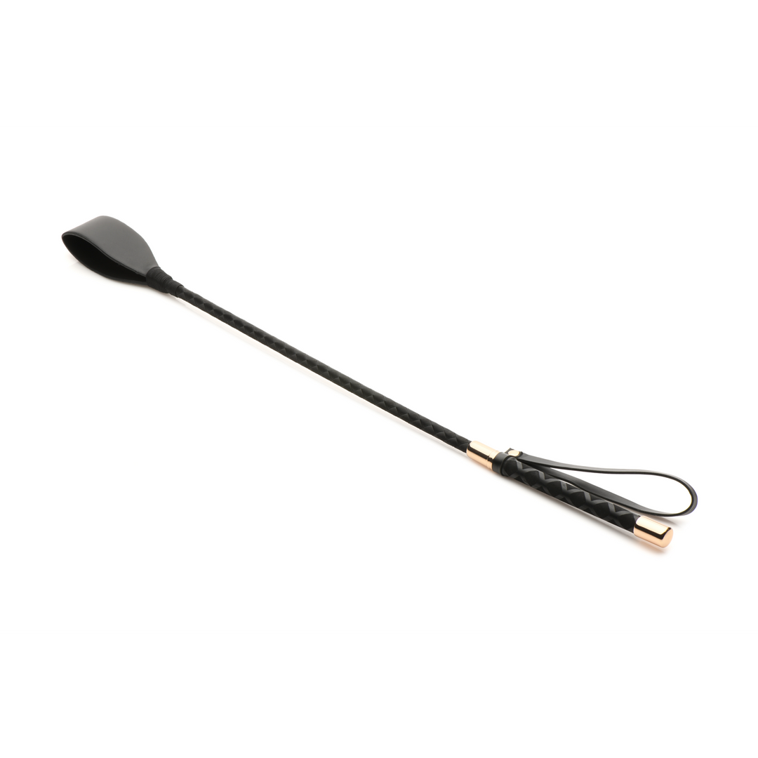 Conjunto de lingerie Riding Crop – preto 5.5 cm | XR Brands
