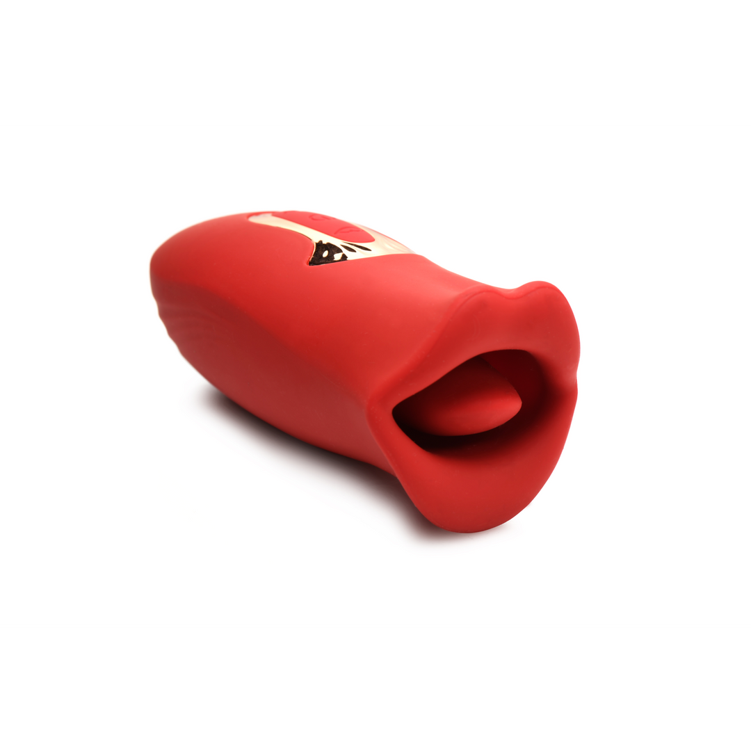 Estimulador de clitóris Kiss and Tell Kissing 7 funções – vermelho | XR Brands