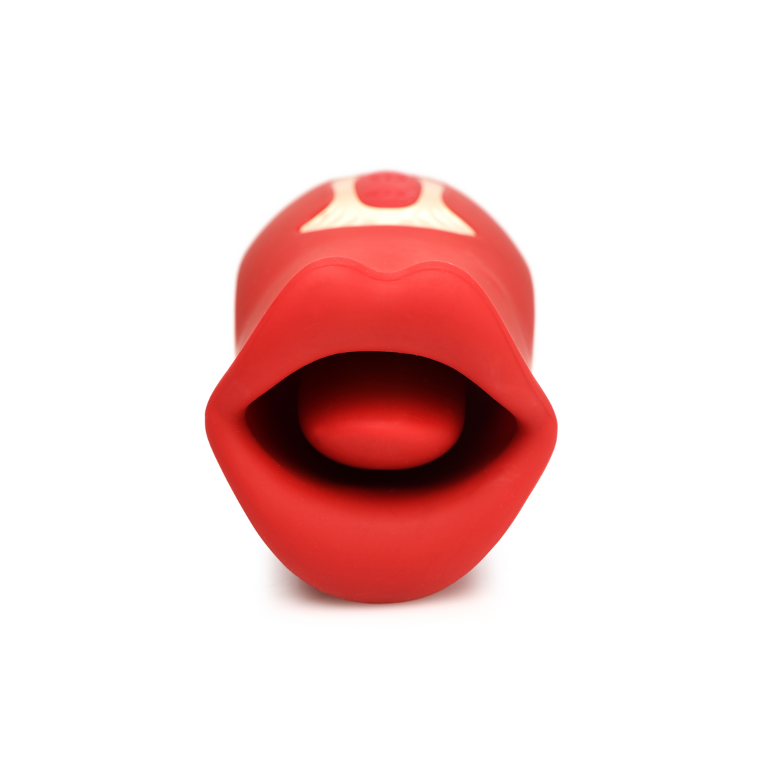 Estimulador de clitóris Kiss and Tell Kissing 7 funções – vermelho | XR Brands