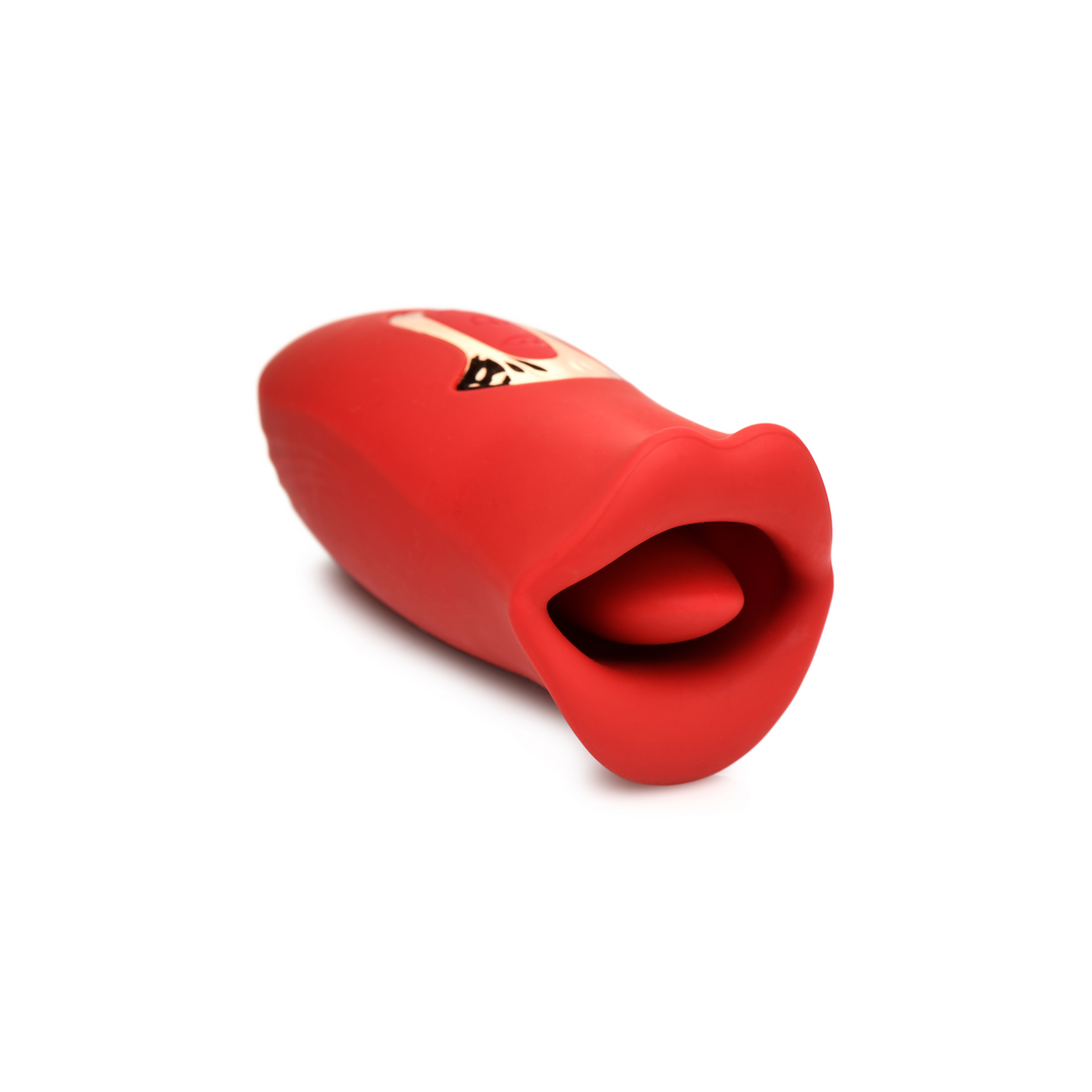 Estimulador de clitóris Kiss and Tell Kissing 7 funções – vermelho | XR Brands