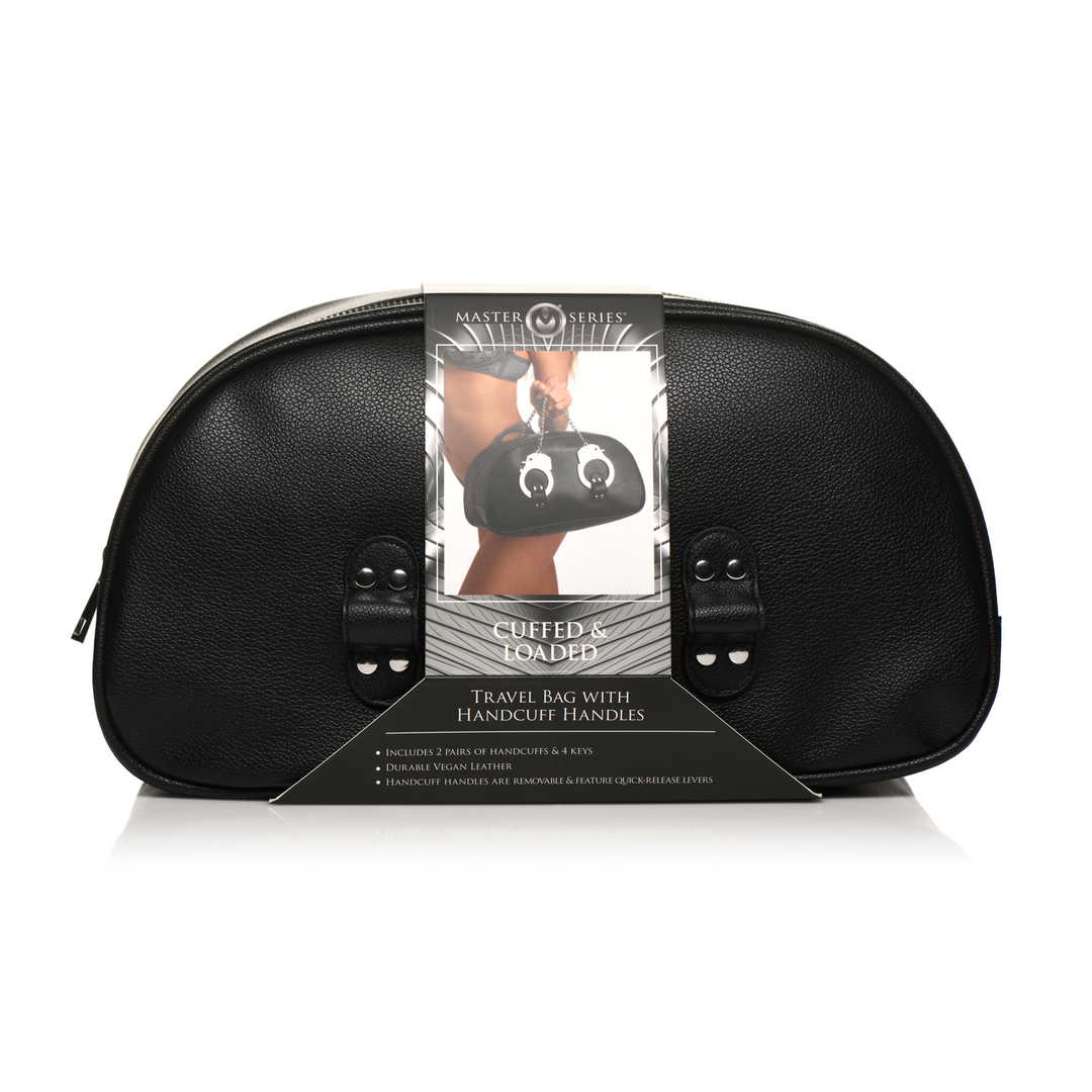 Handschellen Cuffed Travel Bag with Handcuff – schwarz | XR Brands