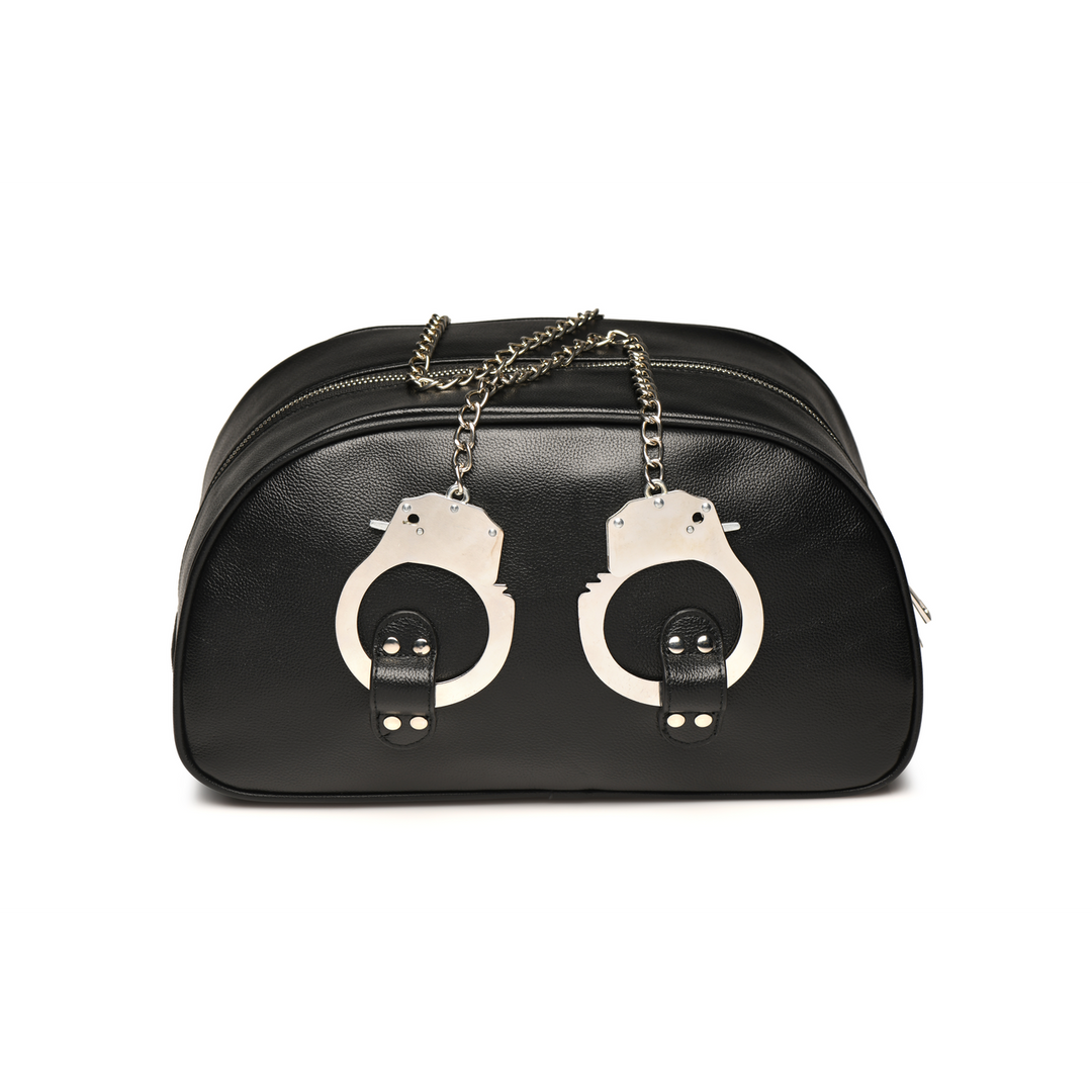 Handschellen Cuffed Travel Bag with Handcuff – schwarz | XR Brands