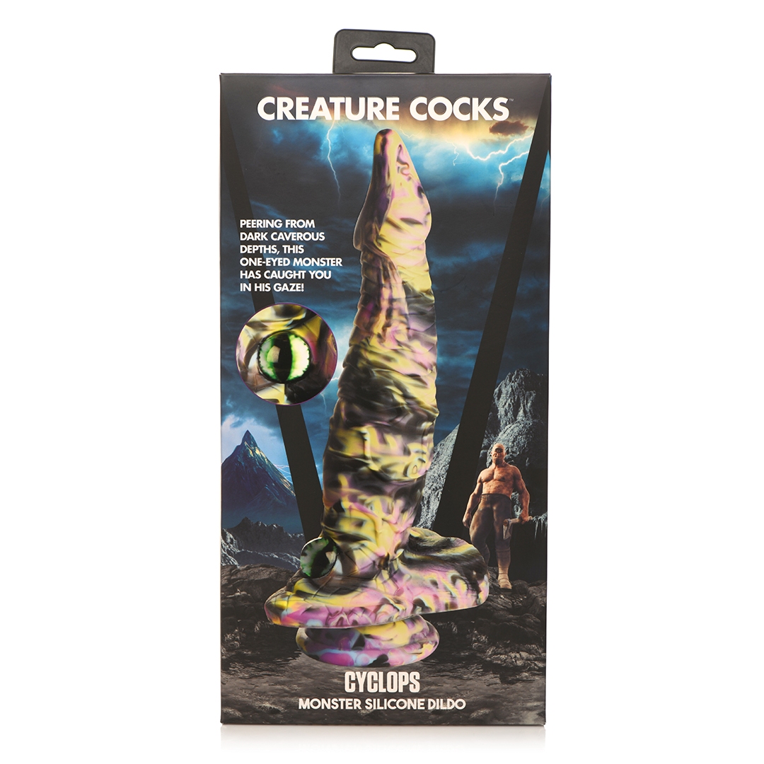 Consolador Cyclops Monster 8 cm – multicolor | XR Brands