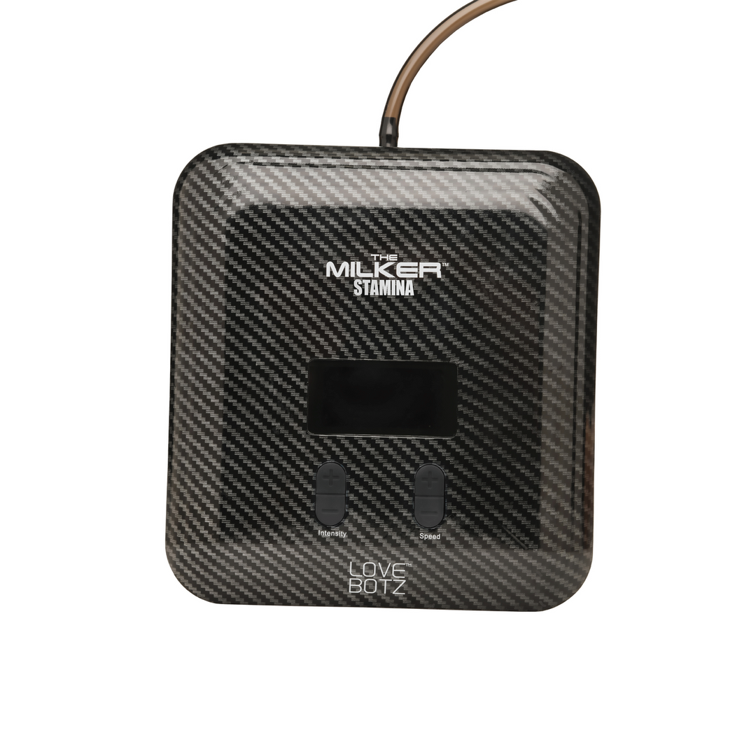 Masturbador Milker Stamina Automatic Stroker 7 funções – com ventosa, transparente | XR Brands