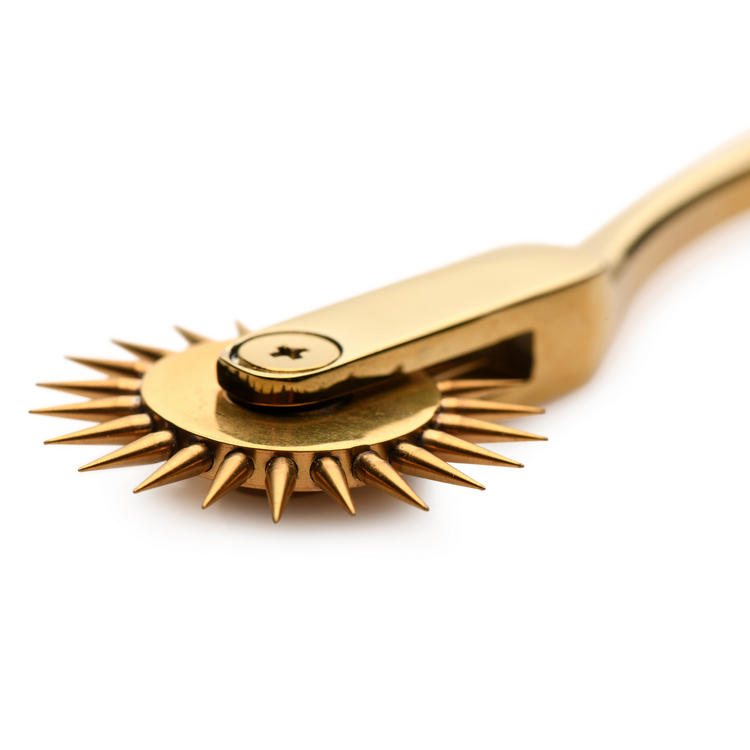 Acessório de jogo médico Sensation Wartenberg Wheel – dourado | XR Brands