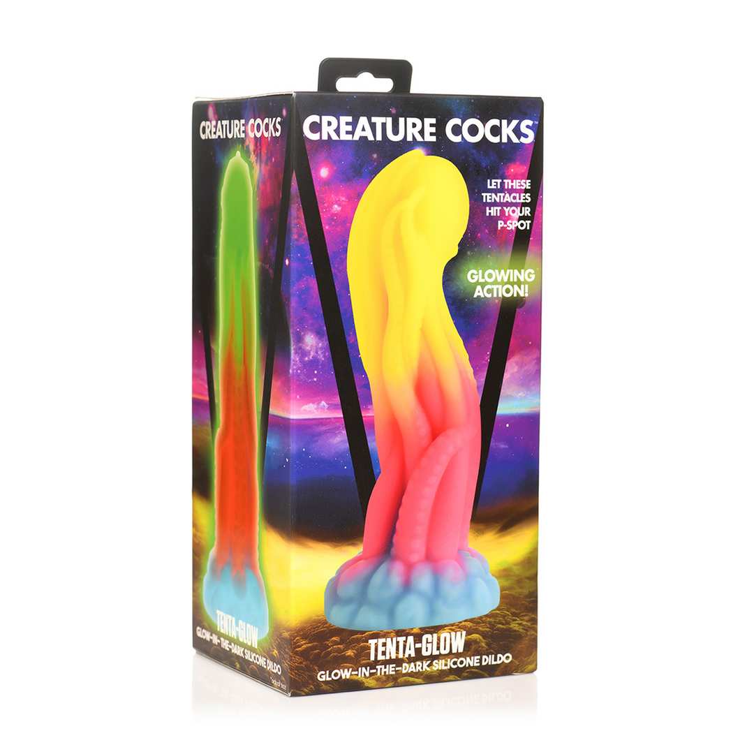 Tenta Glow - Godemichet en silicone phosphorescent