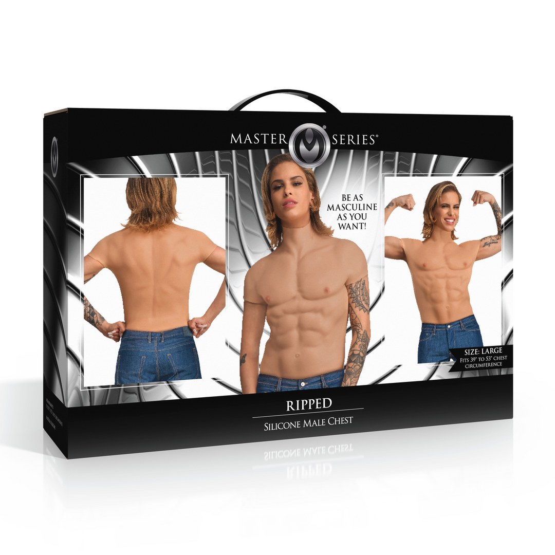 Ripped - Torse masculin en silicone - Grande taille