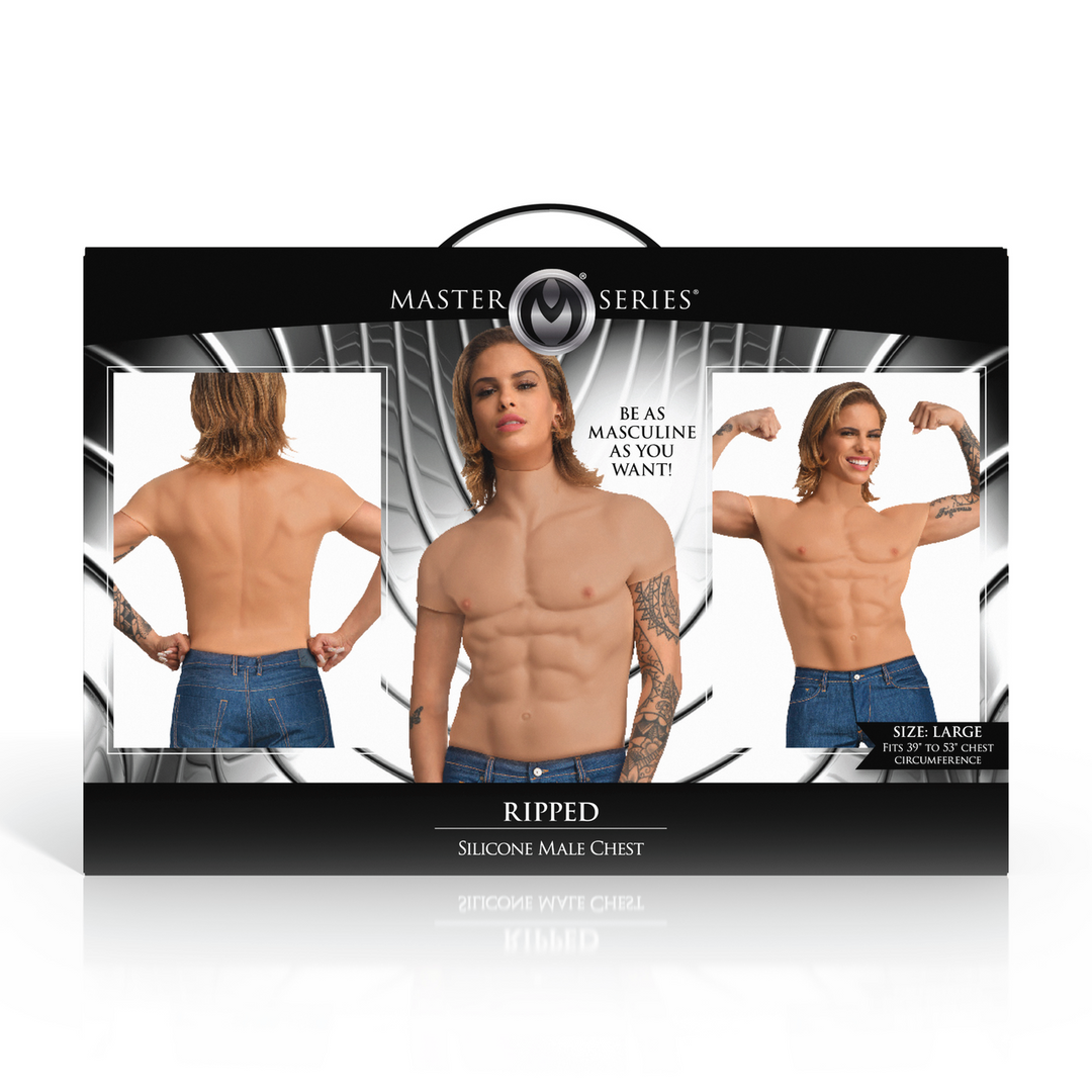 Maglietta uomo Ripped Chest – nude AH475-L | XR Brands