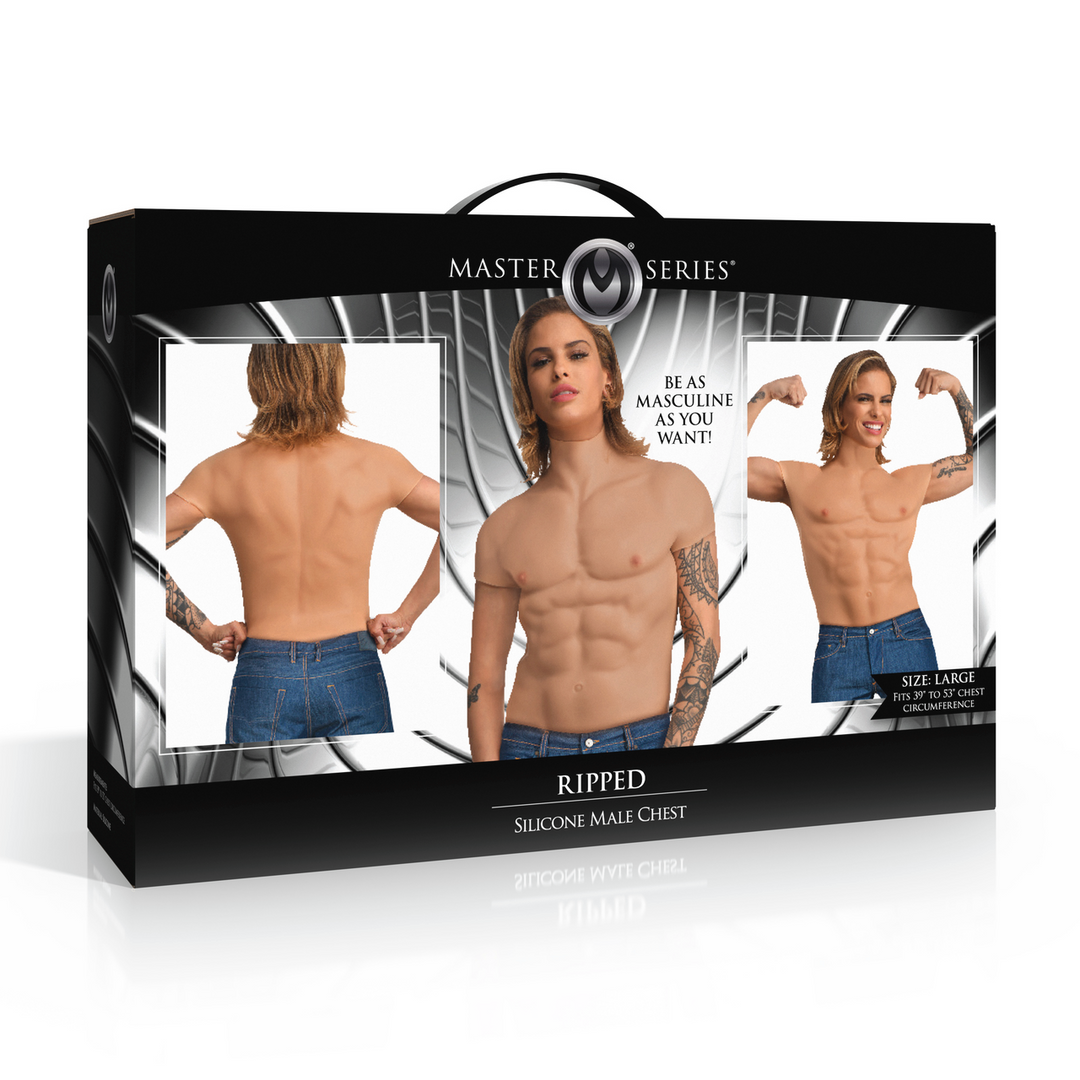 Ripped - Torse masculin en silicone - Moyen
