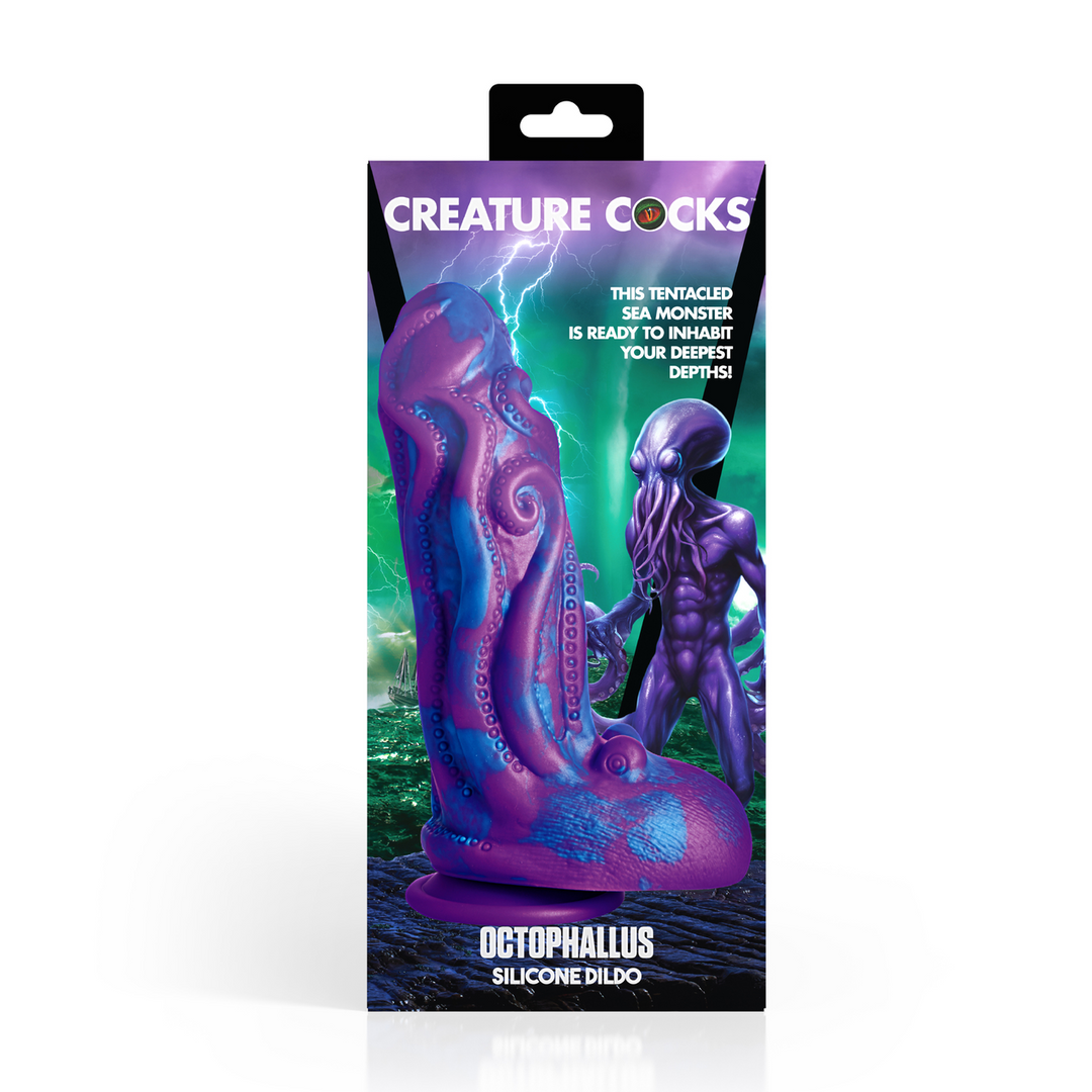 Dildo Octophallus 22.3 cm – viola | XR Brands