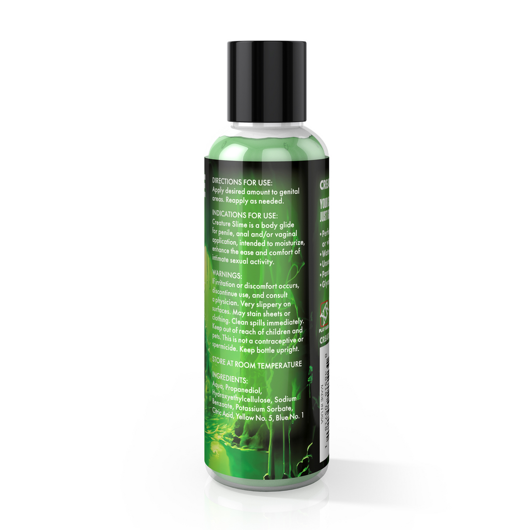 Créature Slime - Slime Vert - Lubrifiant à base d'eau - 4 fl oz / 118 ml