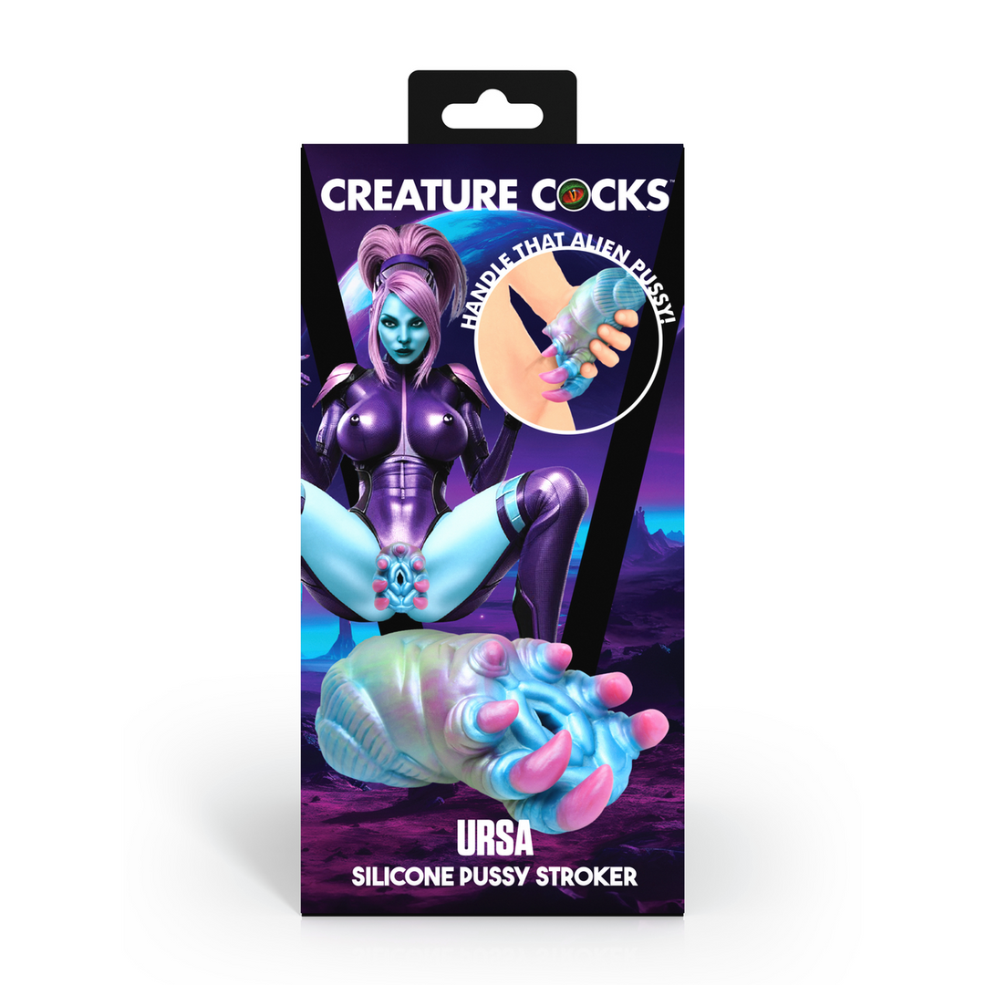 Masturbator Ursa Stroker 13.7 cm – blau | XR Brands