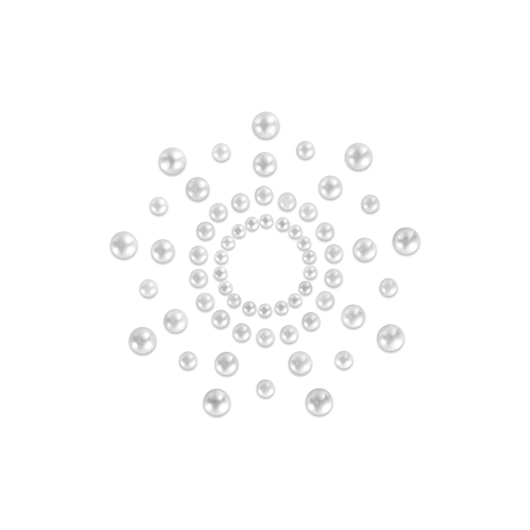 BDSM-Zubehör Mimi Stickers with Pearls – blau | Bijoux Indiscrets