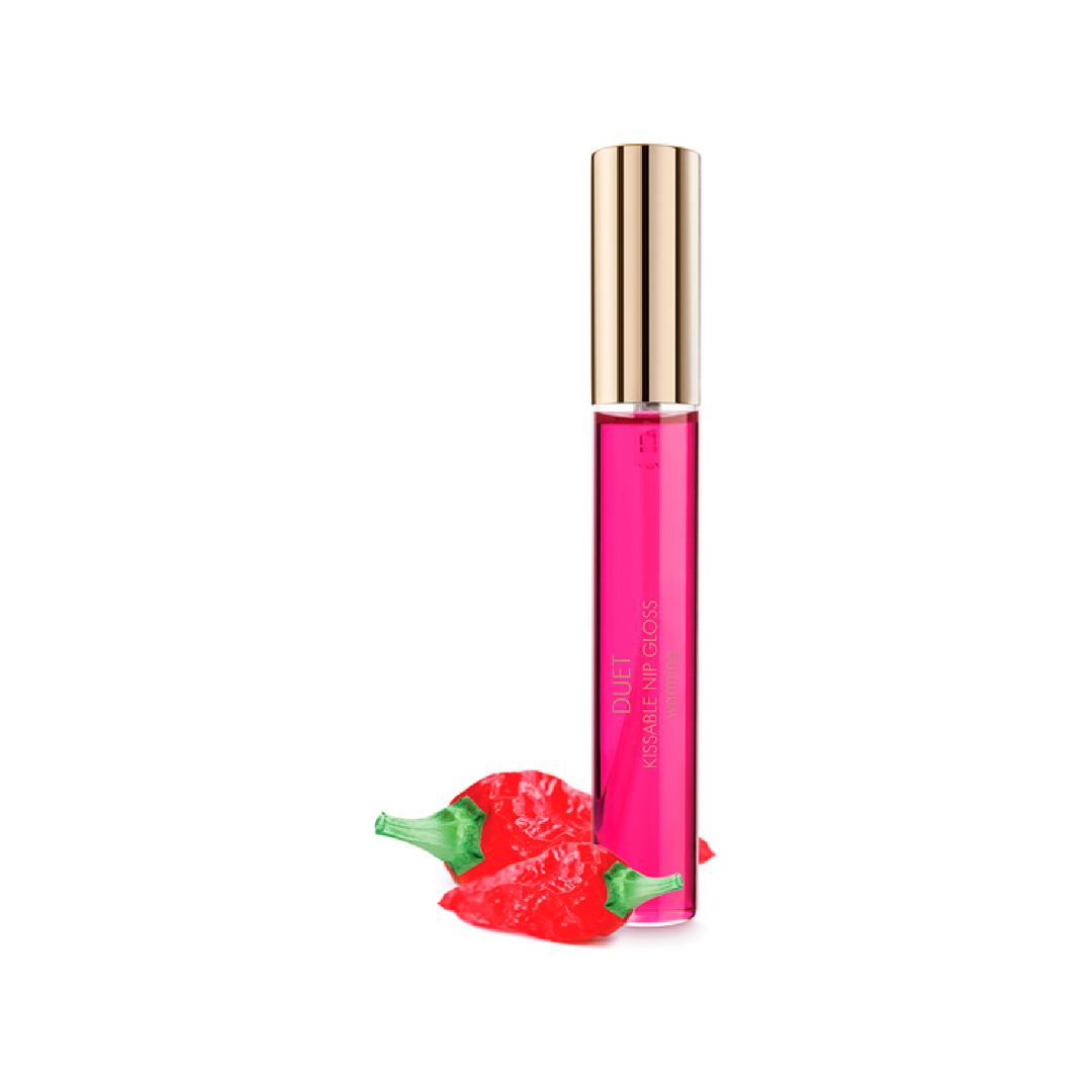 Brillant à lèvres Kissable Nip - Effet rafraîchissant et chauffant - 2 pièces de 11,8 ml