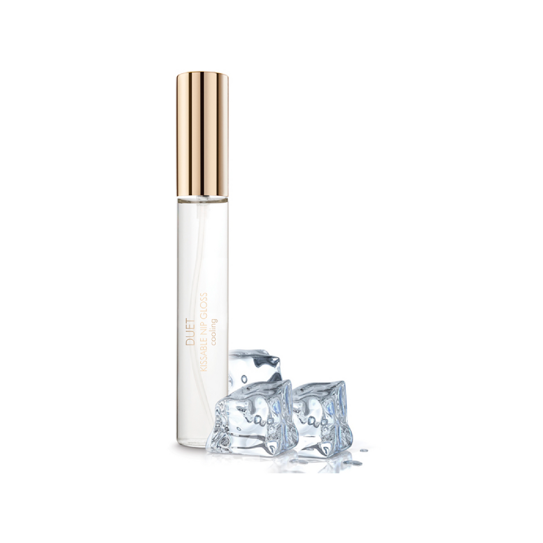 Brillant à lèvres Kissable Nip - Effet rafraîchissant et chauffant - 2 pièces de 11,8 ml