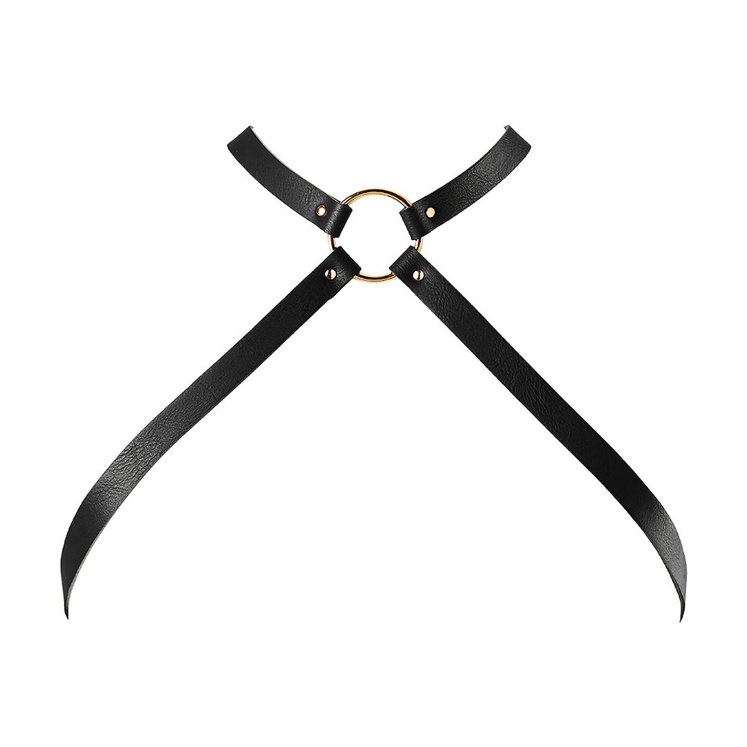 Arnês strap-on Cross Chest – preto | Bijoux Indiscrets