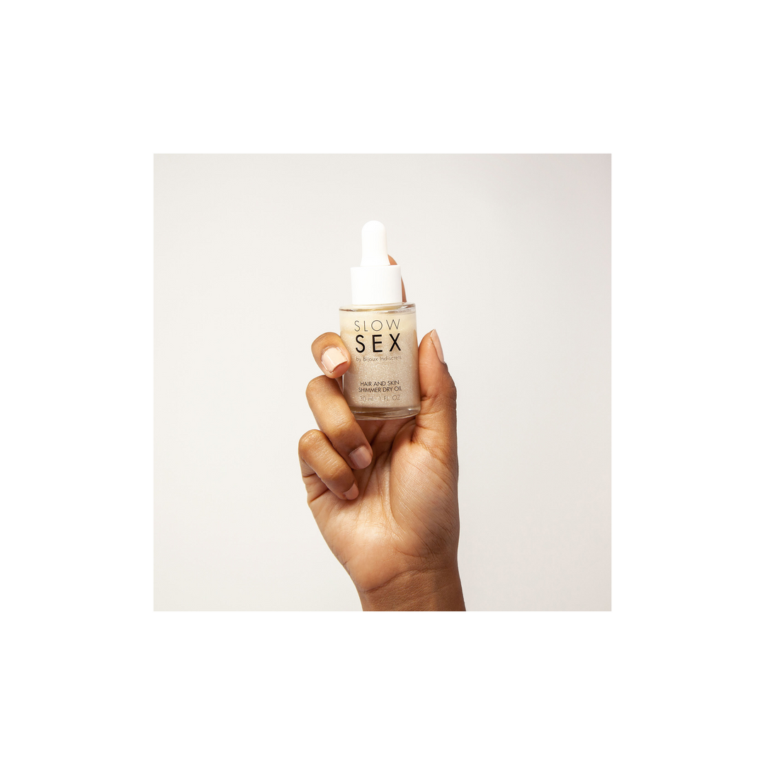 Slow Sex - Huile Sèche Scintillante pour Cheveux et Corps - 1 fl oz / 30 ml