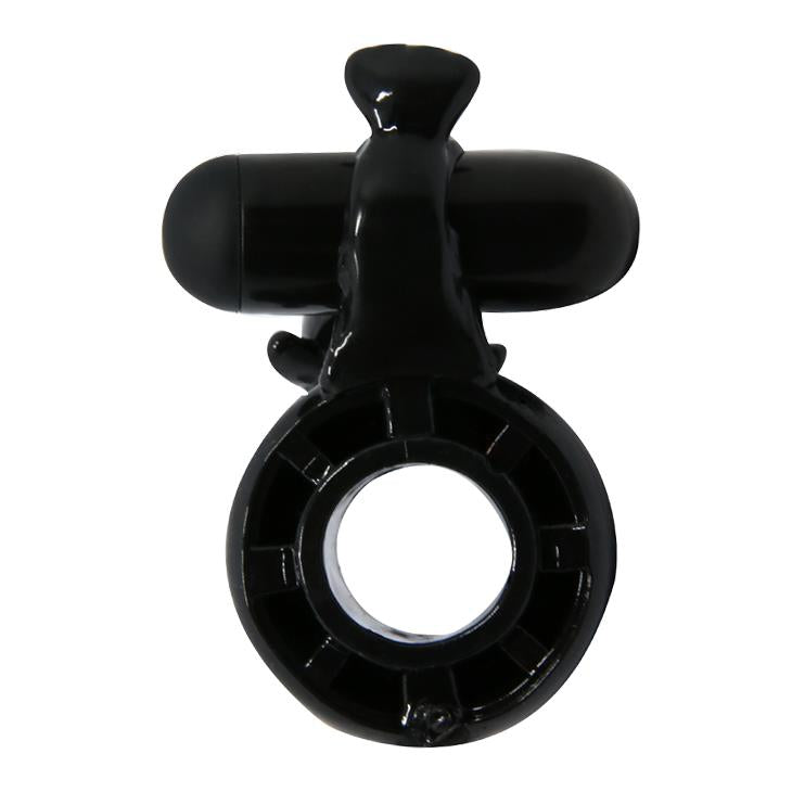 Anello fallico – vibrante, nero BI-010133-2 | Baile