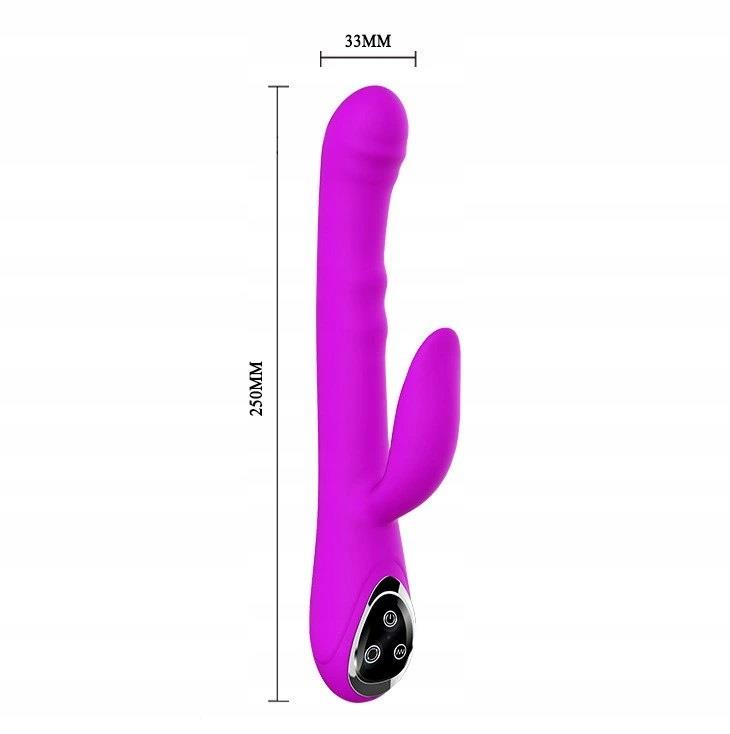 PRETTY LOVE - INTIMATE, Vibrateur en silicone à mouvement rotatif