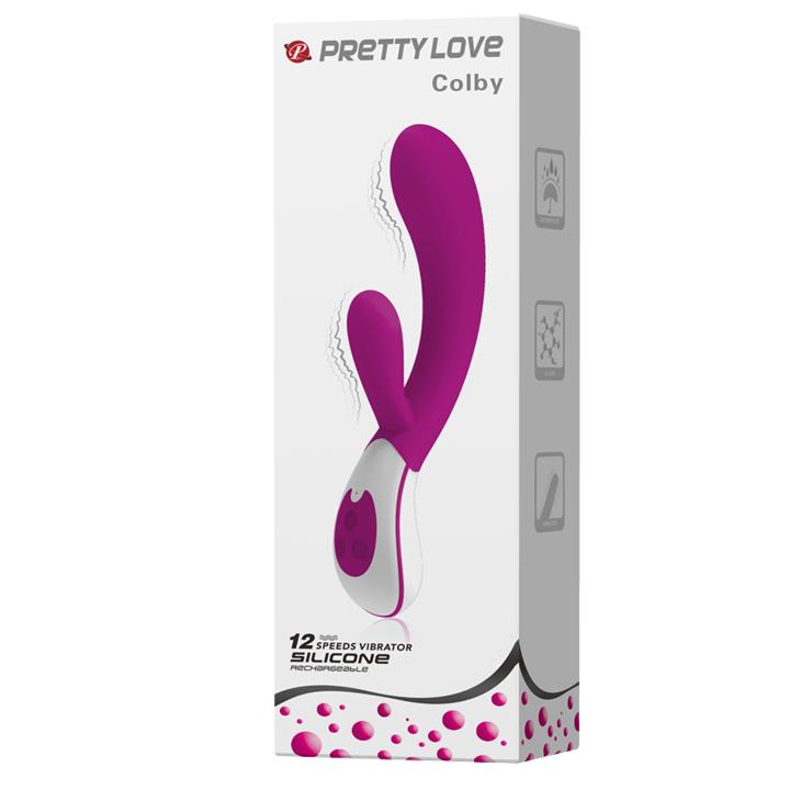 G-Punkt-Vibrator Colby 12 Funktionen – wiederaufladbar, fuchsia | Pretty Love