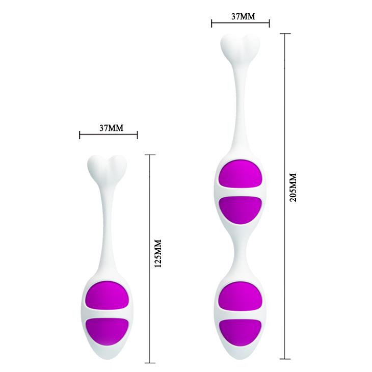 Palline vaginali Alice – impermeabile, bianca | Pretty Love